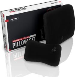 Nitro Concepts poduszki z pianki czarno-białe