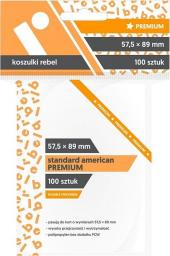 Rebel Koszulki na karty (57.5x89 mm) "Standard American Premium" 100 sztuk