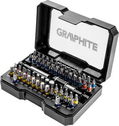 Graphite Końcówki wkrętakowe zestaw 60szt. (56H600)