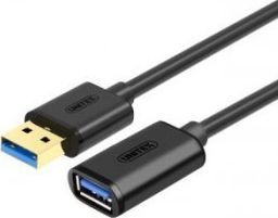 Kabel USB Unitek USB-A - USB-A 2 m Czarny (Y-C459GBK)
