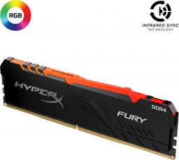 Pamięć HyperX Fury RGB, DDR4, 16 GB, 3000MHz, CL15 (HX430C15FB3A/16)