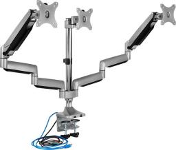 Icy Box Uchwyt biurkowy na 3 monitory do 32" (IB-MS505-TI)