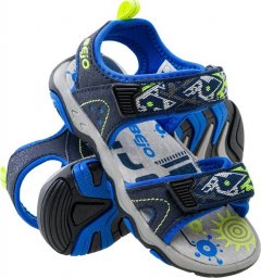 Bejo SANDAŁY I KLAPKI ELSI KIDS NAVY/LAKE BLUE/LIME 25