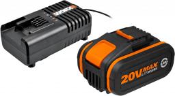 Worx zestaw akumulatorów z ładowarką Li-Ion (WA3604)