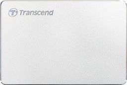 Dysk zewnętrzny HDD Transcend 25C3S 1TB Srebrny (TS1TSJ25C3S)