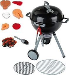 Klein Theo Weber kettle grill One Touch Premium, play kitchen (black / gray)