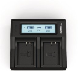 Ładowarka do aparatu Duracell Duracell Dual Charger for DR9967/LP-E10