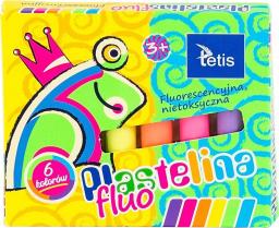 Tetis Plastelina fluorescencyjna 15g 6kol. TETIS