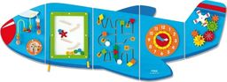 Viga Sensoryczna Edukacyjna Tablica Drewniana Manipulacyjna Samolot