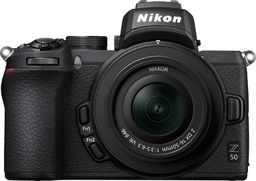 Aparat Nikon Z50 + 16-50 mm f/3.5-6.3 VR DX + adapter FTZ II (VOA050K004)