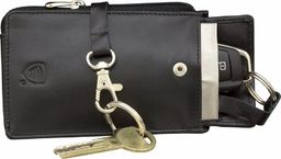KORUMA Czarne etui na kluczyki typu Keyless antyRFID - Koruma (KUK-94PBL) Uniwersalny