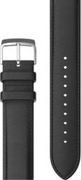Mobvoi Pasek skórzany czarny 20mm do TicWatch E, C2 Onyx/Platium
