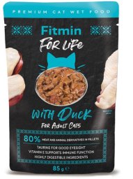 Fitmin  saszetka fileciki z kaczką w sosie dla kotów 85g