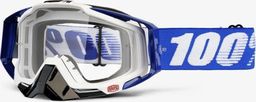 100% Gogle 100% RACECRAFT COBALT BLUE (Szyba Przezroczysta Anti-Fog + 10 Zrywek) (NEW)