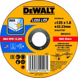 Dewalt tarcza metal 125x1,6mm (DT43906-QZ)
