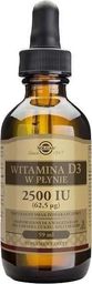 Solgar SOLGAR Witamina D3 w płynie 62,5ug / 2500