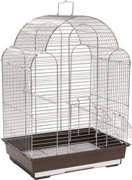 Panama Pet klatka dla ptaków, 42x30x57 cm, srebrno-brązowa