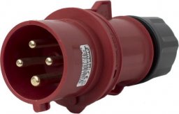 FAMATEL Wtyczka przenośna 32A 4P 400V czerwona IP44 SpeedPRO 13302