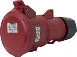 FAMATEL Gniazdo przenośne 32A 5P 400V czerwone IP44 TOP SpeedPRO 23303