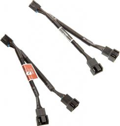 Noctua 4-pin - 4-pin x2, 0.11m, Czarny (NA-SYC1)