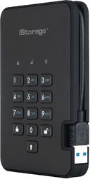 Dysk zewnętrzny HDD iStorage diskAshur2 1TB Czarny (IS-DA2-256-1000-B)