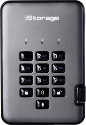 Dysk zewnętrzny SSD iStorage diskAshur Pro 2 1TB Szary (IS-DAP2-256-1000-C-G)
