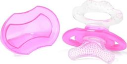 BabyOno 1008/02-SILIKONOWY GRYZAK DLA NIEMOWLĄT RÓŻOWY