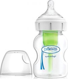 Dr Browns Butelka do karmienia niemowląt szeroka szyjka Options+ 0m+ 150ml 2 sztuki (WB52600)