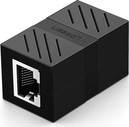 Ugreen Złączka, przedłużka sieciowa RJ45 UGREEN Ethernet, 8P/8C, Cat.7, UTP (czarna)
