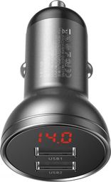 Ładowarka Baseus Digital Display 2x USB-A 4.8 A (CCBX-0G)