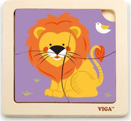 Viga 51316 Puzzle na podkładce - Lew