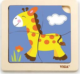 Viga Puzzle na podkładce Żyrafa