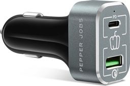 Ładowarka Pepper Jobs PJ-PDQC63W 1x USB-A 1x USB-C 2.1 A  (PJ-PDQC63W)