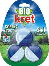 Kret KRET_Bio* kostka do spłuczki z aktywatorem enzymatycznym 3x50g