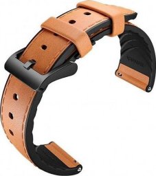 Mobvoi Pasek skórzany do Ticwatch Pro brązowy