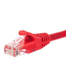 NetRack patchcord RJ45, osłonka zalewana, kat. 6 UTP, 2m czerwony (BZPAT26R)