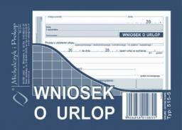 Michalczyk & Prokop Druk Wniosek o udzielenie urlopu, 40kart., M&P (38K049A)