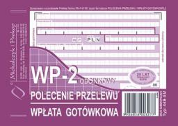 Michalczyk & Prokop Druk Polecenie przelewu wpłata gotówkowa A6, 1+1 kopia, M&P (38K006A)