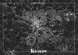Art-Map Plakat dekoracyjny - Kraków