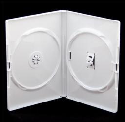 Amaray PUDEŁKO DVD 14MM 2 Biały SIDE-BY-SIDE