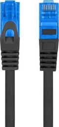 Lanberg PATCHCORD KAT.6A S/FTP LSZH CCA 3M CZARNY FLUKE PASSED LANBERG