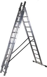 Braket Drabina wolnostojąca dwustronna aluminiowa 12 stopniowa (BR-00-4212)