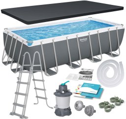 Bestway Basen stelażowy Power Steel 488x244cm 11w1 (56671)