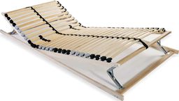 vidaXL Stelaż do łóżka z 28 listwami, drewno FSC, 7 stref, 90 x 200 cm