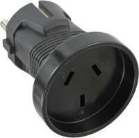 InLine Adapter podróżny typu F do wtyczki niemieckiej do Australii + Argentyna + NZ