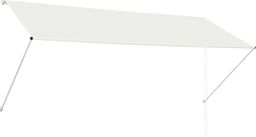 vidaXL Markiza zwijana, 300 x 150 cm, kremowa