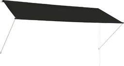 vidaXL Markiza zwijana, 300 x 150 cm, antracytowa
