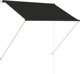 vidaXL Markiza zwijana, 150 x 150 cm, antracytowa