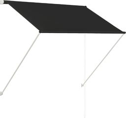vidaXL Markiza zwijana, 100 x 150 cm, antracytowa