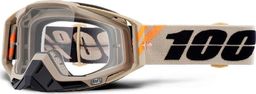 100% Gogle 100% RACECRAFT POLIET (Szyba Przezroczysta Anti-Fog + 10 Zrywek) (NEW)